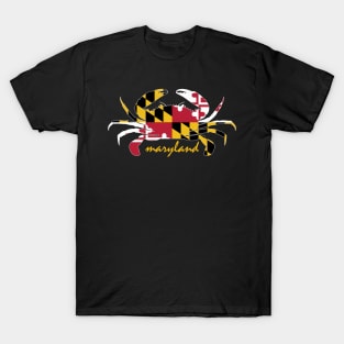 Maryland Crab State Pride Flag T-Shirt